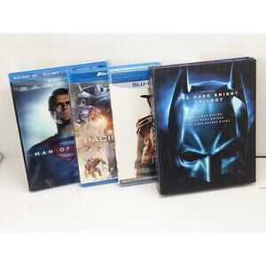 The Dark Knight Triology, The Good the bad &the ugly, Pacific Rim & Man of Steel